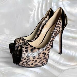 Mara Bini Leather Platform Heels